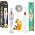 RAF Hand Blender Mixer 800W Chopper Mixer Bowl Egg Whisk & Beaker -Coffee Beater -Egg Beater Machine For cake - Meat Chopper | Stainless Steel Hand Blender with 4 Blades | 2 Speed Levels | Ice Crushing,Smoothies,Powerful & Durable Home & Kitchen Appliance. 