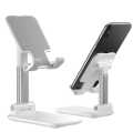 Adjustable Mobile Phone Stand with Microphone Holder for Table Desk Bed Black. 