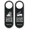 Make Up Room Hotel Bulletin Board Do Not Disturb Signs Door Hanger Tags Label. 