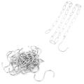 Metallic Chain + Hooks Hanging Organizer For Hand Bag. - HBO-1C/12H. 