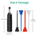 Epoxy Mixer, Handheld Resin Mixing Tools for Resin Stirring - Electric Stirrer Machine with 4Pcs Paddles. 