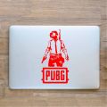 Pubg Sticker For Laptop Mac Book White And Black Color Sticker - Decals - Skins. 