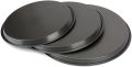 Round Premium 3-Piece Set Non-stick Pizza Pan,. 