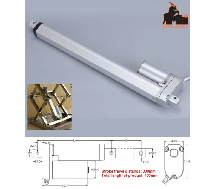 300mm%2012V%20DC%20High%20Torque%20Linear%20Actuator%20Motor%20-%20Image%202