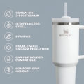 Stanley Quencher H2.0 Vacuum Insulated Tumbler with Grip Handle 40oz - 18/8 Stainless Steel, BPA-Free, Double-Wall Mug for Coffee & Beverages. 