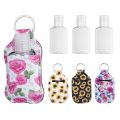 MARTIN1 30ml Refillable Bottles Travel Cosmetic Container Spray bottle with Keychain Holder Portable with Bottle Cover Reusable High Quality Hand Sanitizer Bottles. 
