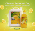 Cleamax Dishwashing Gel (Pack of 3 Bottles 50% Bumper Bachat Pack). 