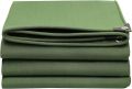 Heavy Duty Army Green Canvas Tarpaulin  The Ultimate Outdoor And Agricultural Cover Tarpal Solution. 