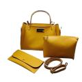 River island collection Elegant 3-Piece Women's Handbag Set: Luxurious PU Leather/Leather Blend. 