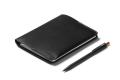 Pack of (2) TwoNotebook Small Black Leather  Dairy with Black Pen Smart Dairy (Soft Cover). 