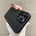 iphone 12 Pro Max Woven Phone Case Leather Feel. 