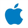 Apple Logo Sticker for Mobile. 