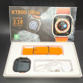 KT800 Ulltra Smartwatch 2.18 Inch Smart Watch Android IOS APP Control Waterproof Fitness Smartwatch for Men and Women. 