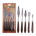 5 PCS DIY Stainless Steel Palette Knives Knife Set. 