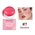 Lip Cheek Blurry Pudding Pot | Blushed Moment - Baby | Makeup Blush, Buildable Lightweight, Multi-Use Soft Matte Finish | 5g. 