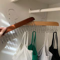 Multifunctional Wood Hanger 8 Hooks Underwear Scarf Sling Tie Storage Rack Household Dormitory Clothes Drying Hangers Wardrobe Organizer Accessories. 