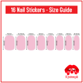 Nail Polish Sticker & Wrap - Multi Color & Mix Shades - Full Nail Wrap Sticker. 