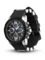 JOEFOX Sports Mens Watches Waterproof, Stopwatch, Date and Date, Alarm, Luminous Digital Analog Stainless Steel Wrist Watch. 