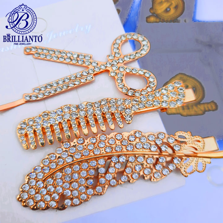 Pack%20of%203%20Crystal%20Hair%20Clip%20Hair%20Pins%20Comb%20Feather%20Scissor%20Fancy%20Stylish%20Hair%20Accessory%20for%20Girls%20-%20Image%203