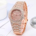 【Hannah Martin Store】Fashion Hip Hop Iced Out Watch for Men Women Top Brand Luxury Diamond Calendar Quartz Wristwatches Relogio Reloj Drop Shipping. 
