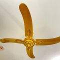 China Ceiling Fan Plus 4 Blades Copper Winding 56" -Golden. 