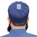 Modestile, Umar Nalain Kufi Hat, Islamic Cap For Men's, Soft Stuff, Kofi Salah, Headwear for Muslim Prayers, Polyester Cotton Koofi, Namaz Topi For Men and Boys with 6 Colors, Blue, Brown, Black, Grey, White, Golden. 