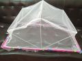 Baby Mosquito Net Frame, Rectangular Net Frame, Baby Mosquito Saver, Machardani  4 Sided Frill Cover. 
