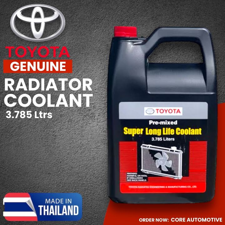Radiator Coolant - Toyota Genuine Super Long Life Coolant 3.75Ltr | Original Made in Thailand