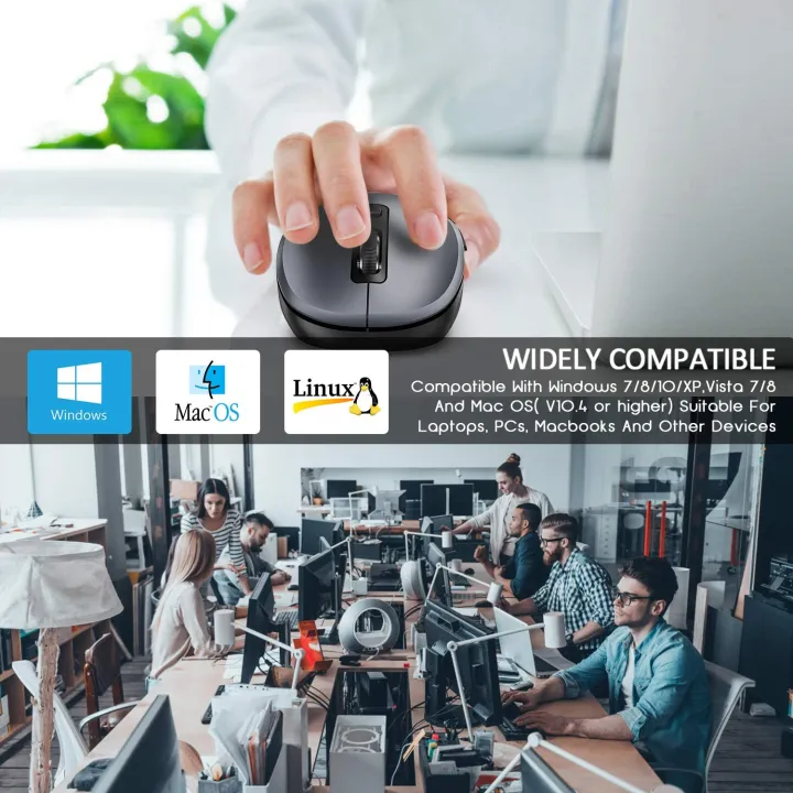 WisFox%202.4G%20Wireless%20Mouse%20for%20Laptop,%20Ergonomic%20Computer%20Mouse%20with%20USB%20Receiver%20and%203%20Adjustable%20Levels,%206%20Button%20Cordless%20Mouse%20Wireless%20Mice%20for%20Windows%20Mac%20PC%20Notebook%20(Grey)%20-%20Image%203