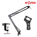 Energy - ENRG Scissor Arm Mic Suspension Stand Studio Recording With Microphone Holder For Condenser Universal BM 800 Blue Yeti Black. 