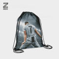 Ronaldo CR7 Drawstring Bags For Girls & Boys / Bags For Kids - Digitally printed on cloth by Zezo. 