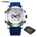 SINOBI Men's Digital Wrist Watch Men Chronograph Watches Waterproof Geneva Quartz Sports Running Watch Clock Relogio Masculino. 
