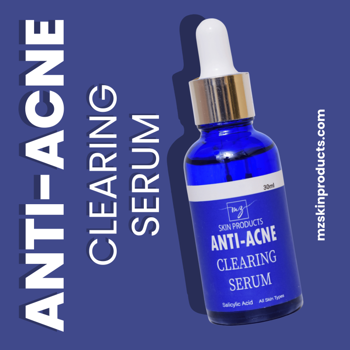 Anti- Acne Clearing Serum | Serum for Acne | Pimples | Clear Skin | Blackheads | Salicylic Acid | 30ml | MZ SKINCARE