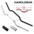 Universal U Shape Handle Bar For Bikes (Black). 