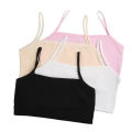 Pack Of 04 Teenage Bra Biddies For Girls Soft Fabric Multi Colour Camisole for Girls Undergarments Bra for Girls. 