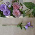 Real Touch Artificial Lisianthus Flowers Lifelike Bridal Bouquet Eustoma Flower Party Supplies Elegant Artificial Bouquet. 