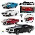 Dodge Charger Fast And Furious Classic Die-Cast Metal Toy Car Pull Back With Alloy Children's Sports Model Car - Metal Body - Light & Music , Front Doors Open -Available In Four Different Colours - Gift For Boys. 