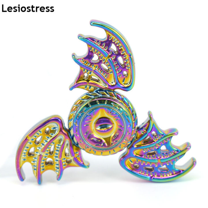 Lesiostress Fidget Spinner The wings of the Dragon Eye Gyro Metal Hand Spinner Fingertip Spinning Top Toys