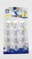 12Pcs Pack of Adhesive Suction Cup Hooks stick hook Heavy Duty. Transparent Strong Self Adhesive Door Wall Hangers Hooks Suction Heavy Load Rack Cup for Kitchen & Bathroom.. 