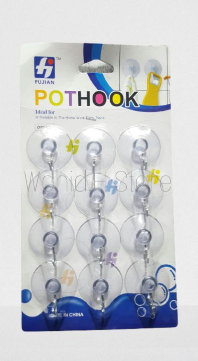 12Pcs%20Pack%20of%20Adhesive%20Suction%20Cup%20Hooks%20stick%20hook%20Heavy%20Duty.%20Transparent%20Strong%20Self%20Adhesive%20Door%20Wall%20Hangers%20Hooks%20Suction%20Heavy%20Load%20Rack%20Cup%20for%20Kitchen%20&%20Bathroom.%20-%20Image%202