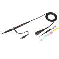 200Mhz Oscilloscope Probe Clip Scope Test BNC End Probe P2200 10X/1X Black with Adjust Tool Kits. 