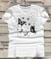 New Collection Moon Star-Saten- Printed Trendy t-shirt for girls and women. 