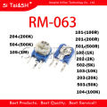 20pcs RM063 RM-063 100 200 500 1K 2K 5K 10K 20K 50K 100K 200K 500K 1M ohm Trimpot Trimmer Potentiometer variable resistor. 