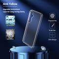 Samsung Galaxy A26 5G Transparent Back Cover - Anti-Dust Plug, Anti-Slip Grip, No-Corner Bumper - Soft & Durable Protection. 