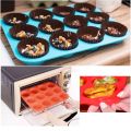 12 Slot No-Stick Silicon Cup Cake Muffin Pan Mold Baking Tray Bake Ware. 