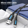 Vention Micro USB Cable 3A Fast Charging USB Data Cable 2M 3M For Samsung Xiaomi Huawei Android Mobile Phone USB Charging cable. 