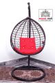 Single  Swing Chair Iron Jhoola With Cushion Set and Stand ( Best Swing Jhoola  )/ Mughal Star Steel Furniture. 