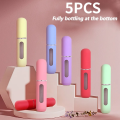 5ml Traveling Perfume Atomizer | Portable Liquid Container for Cosmetics | Mini Metal Aluminum Pump Spray | Empty Bottle Refillable. 