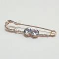 1Pc Hijab Scarf Pin with Rhinestone - Hijab Accessories - Safety Pin- 3 inches in Length Approx - 7elevenLahore. 