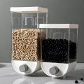 kitchen wall-mounted grain storage tank rice bean sealed  oatmeal dispensing machine. 